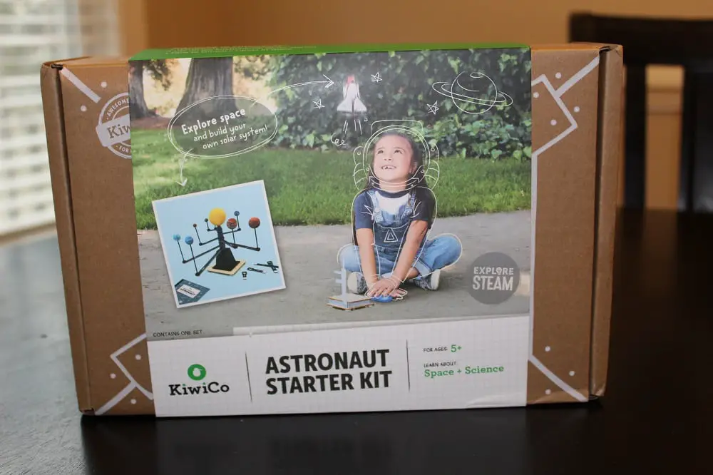 KiwiCo Astronaut Starter Kit and Solar System Model - This is the box that it comes in