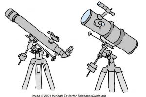 Reflecting vs. Refracting Telescope Feature Image