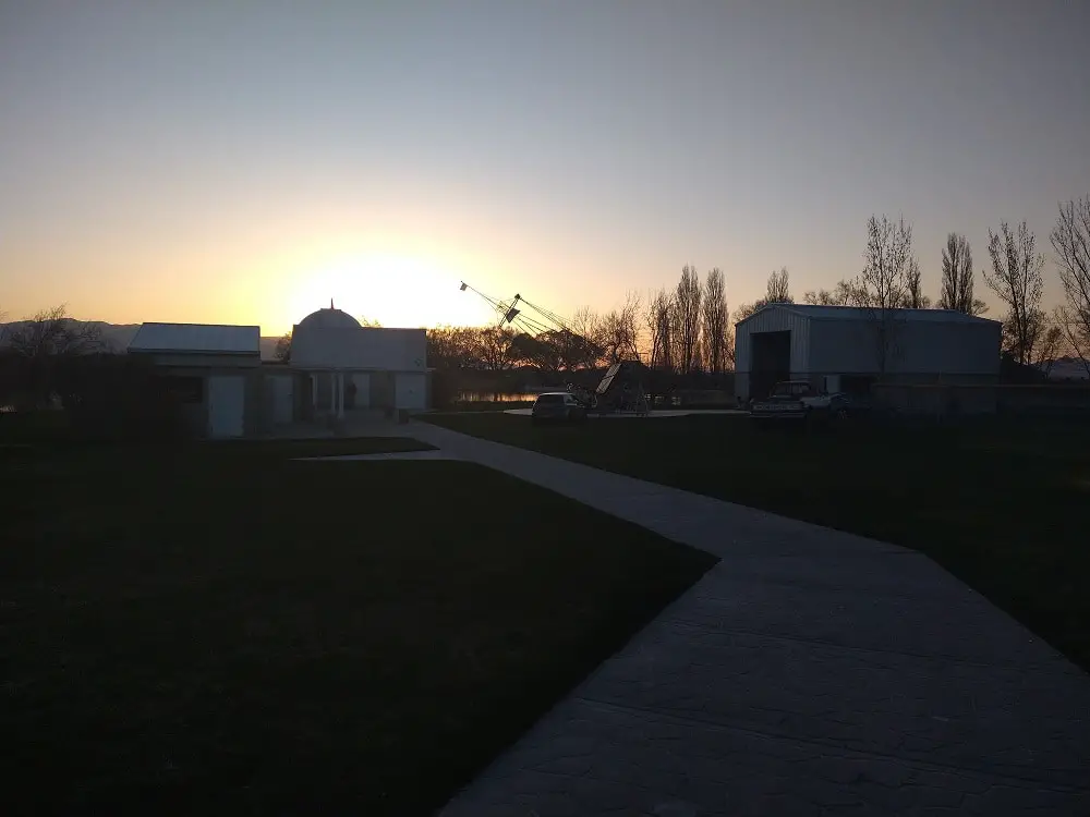 Sunset at Stansbury Park Observatory Complex