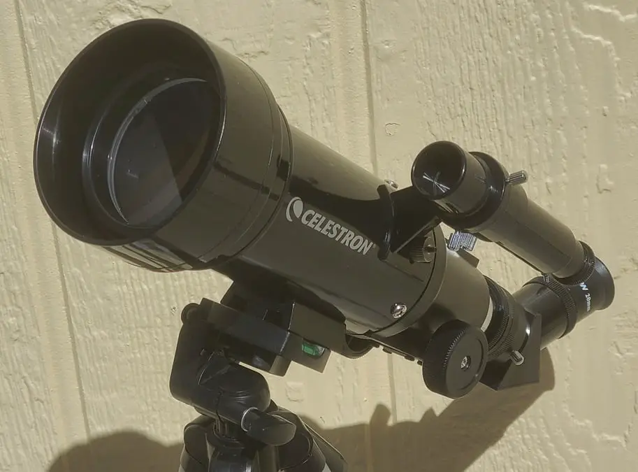 Celestron Travel Scope 70 Front Side View