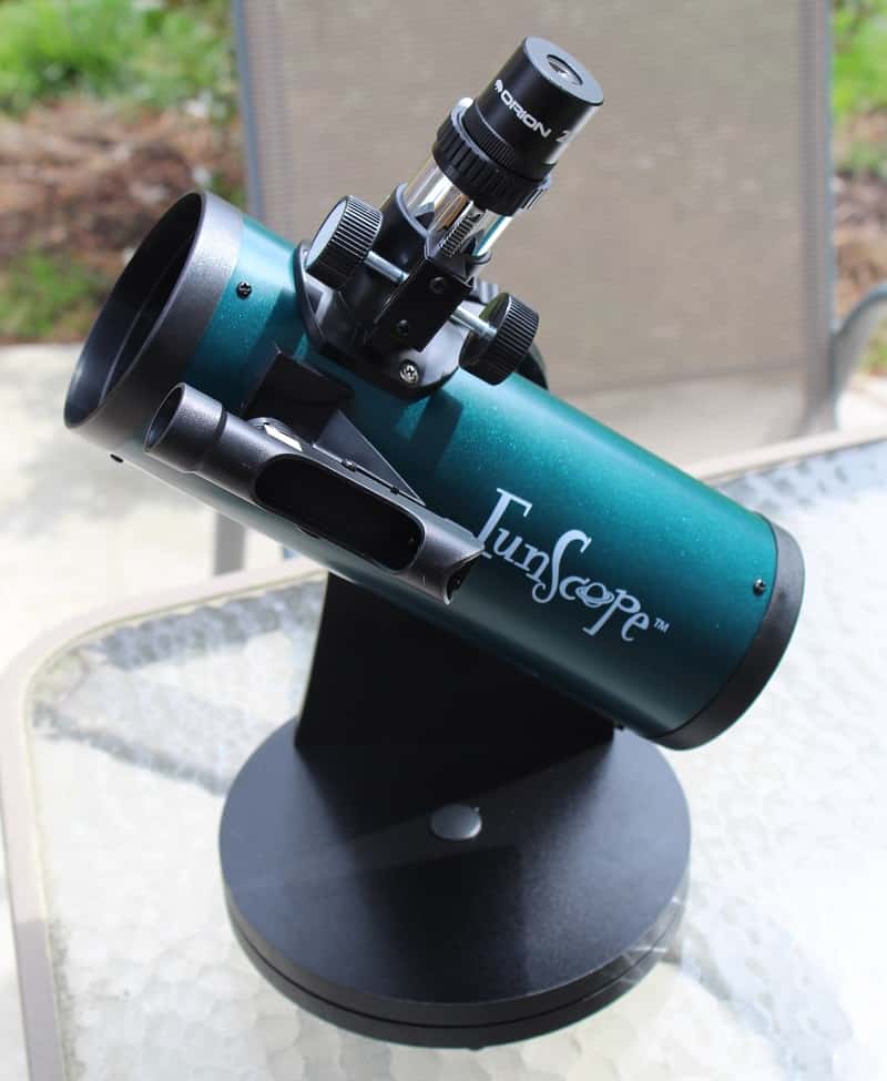 Orion FunScope 76mm Tabletop Dobsonian telescope