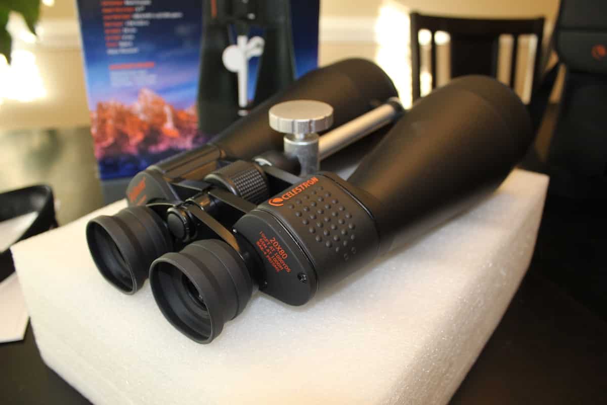 celestron skymaster 20x80 binoculars - rear view