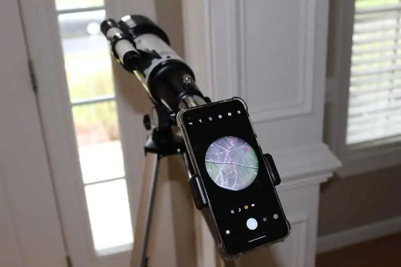 gskyer 70mm telescope with smartphone mount