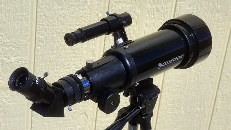 Celestron Travel Scope 70 - side view